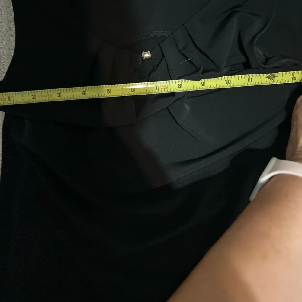 Ivanka Trump Black Tank Top‎ with Round Neckline - Picture 3 of 7